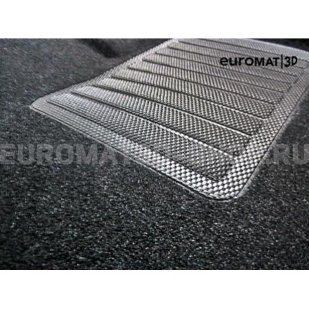 Текстильные 3D коврики Euromat3D Business в салон для Peugeot 408 (2012-) № EMC3D-003909