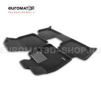 Текстильные 3D коврики Euromat3D Business в салон для BYD Chazor (2024-) № EMC3D-001251